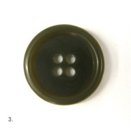 3. PLASTOVÉ GOMBÍKY _ OLIVOVÉ, 22mm _ 1 ks.