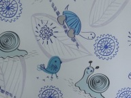 MG TK záves SNAIL BLUE 8127 AKCIA