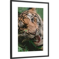 RÁM NA FOTO 15x21 čierny hliníkový pevný RÁMEČKY A5 15x21