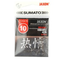 10 ks JAXON SUMATO ISEAMA HOOKS BLACK očko 10