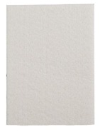 Plstené podložky na nábytok, stoličky, stoličky, VEĽKÉ, biele, hrúbka 9 cm x 13 cm