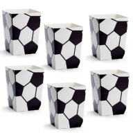 Popcorn boxy, futbalové sladkosti, narodeniny 6x