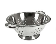Nerezový cedník Shine cedník 24cm sito na pasírovanie zeleniny ovocné rezance