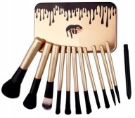 SADA 12 ŠTETCOV NA MAKEUP, PROFESIONÁLNE POUZDRO