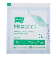 KOMPRESY STERILE GAZE 7x7cm (3ks) v papierovom obale