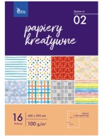 KREATÍVNY PAPIER 420X295 SADA ČÍSLO 02 TETIS