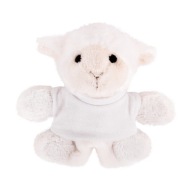 Plyšový maskot ovečky, plyšová hračka s magnetom