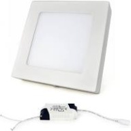 Štvorcové prisadené LED panelové 12W stropné svietidlo NEUTRAL