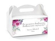 Nálepkové menovky na tortu PERSONALIZÁCIA 10 ks