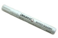 Popisovač olejový, permanentný biely Diamant 1 ks.