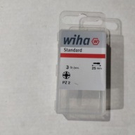 Štandardné bity WIHA Pozidriv PZ2 25mm - 3 ks