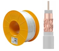Televes T100 CU 1,13 kábel Plný MEDENÝ 1m 2141 Plne medený RG6 kábel