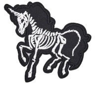 Nažehľovacia náplasť UNICORN skeleton THERMO