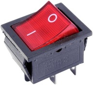 KCD4 Kolískový vypínač 15A 250V ON-OFF Podsvietenie