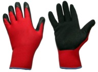 PRACOVNÉ RUKAVICE rtela rwnyl red drago 12 párov 10/XL