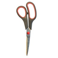 Ergonomické kancelárske nožnice, gumená rukoväť, 21 cm