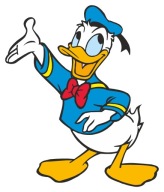 DONALD KAČIČKA NÁLEPKA NA OKNO ZRKADLOVÉ OKNO NÁBYTKU