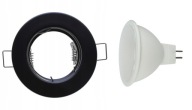 HALOGÉNOVÁ LAMPA ČIERNA +G5,3 LED 7W 230V