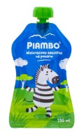 VRECKO OPÄTOVNE POUŽITEĽNÉ TUBOVÉ VRECKO NA JEDLO MUSSE POLIEVKA JOGURT PIAMBO 150 ML