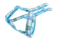 Postroj pre psa S, nastaviteľný, modrá pracka, 30-50 cm