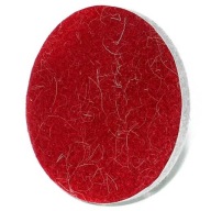 STRIEBORNÁ PLSTEŇ LEŠTIACA 125mm NA VELCRO 0260