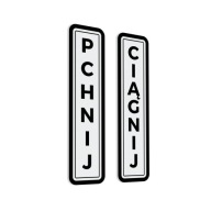 Nálepky Push Pull Push Pull