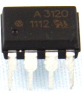 HCPL3120 Driver IGBT optočlen 1 kanál 3,75 kV DIP8