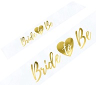 BRIDE TO BE SATIN BRIDGE PARTY SASH-3972