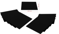 TMAVÉ ZVÁRACIE SKLO DIN 9 100x80 mm 10 ks