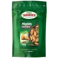 Prírodné tmavé mandle 500g Targroch