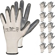 10 párov RUKAVICE PRACOVNÉ RUKAVICE veľkosť 9 NITRIL