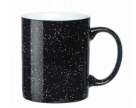 Keramický hrnček 300ml Galaxy s bodkami Black