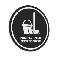 Technická miestnosť - nálepka 15x15
