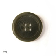 122. PLASTOVÉ GOMBÍKY _ SIVÁ, 22mm _ 1ks