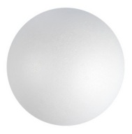Guľa Creative Styrofoam cetka 12 cm 1 kus