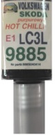 SKODA VW 9885 LC3L E1 HORÚCA CHILLI LAKU TUCH-UP