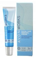 Avon - WORKS Krém na odstraňovanie chĺpkov na tvári s fúzmi 15 ml
