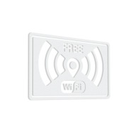 Wi-Fi zdarma - nálepka 10x15 - bar, reštaurácia