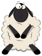 NÁLEPKA NA ZRKADLOVÉ OKNO SHAUN OVEČKA JAHNIČKA
