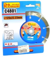 DIAMANTOVÝ DISK SEGMENT 125 MM 22,23 mm