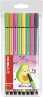 Stabilo Pen 68 Avocado zvýrazňovače, 8 farieb