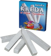 MAR-BOR štvorcová BIELE školská krieda