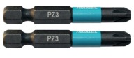 ŠROUBOVÉ HROTY MAKITA. PZ3 BITS 50MM 2ks. B-63769
