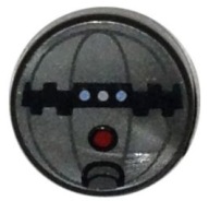 LEGO PLATE 1x1 S TLAČENOU ROZBUŠKOU 98138pb008