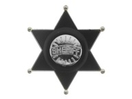 Kovbojský odznak šerifskej hviezdy SHERIFF!