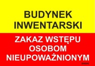 INFORMAČNÁ TABUĽA BUDOVA HOSPODÁRSKYCH ZVIERAT ZAKÁZANÁ