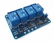 MODUL 4x 4 KANÁLOVÉ RELÉ 5V 10A AVR ARM ARDUINO