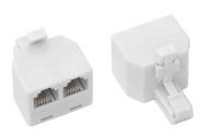 ZÁSTRČKA TELEFÓNNEJ ROZDELOVAČKY 1WT-2GN RJ11 6P4C