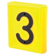Číslo štítku „3“ pre obojky pre dobytok