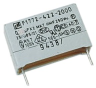 Kondenzátor 150nF 250V AC X2 22,5mm MKT ERO x4ks